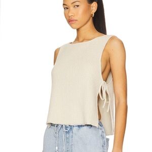 Free People Top Large x free-est Lizzie Sweater Top In Summer Sand Boho Hippie